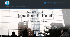 Desktop Screenshot of jonhoodesq.com